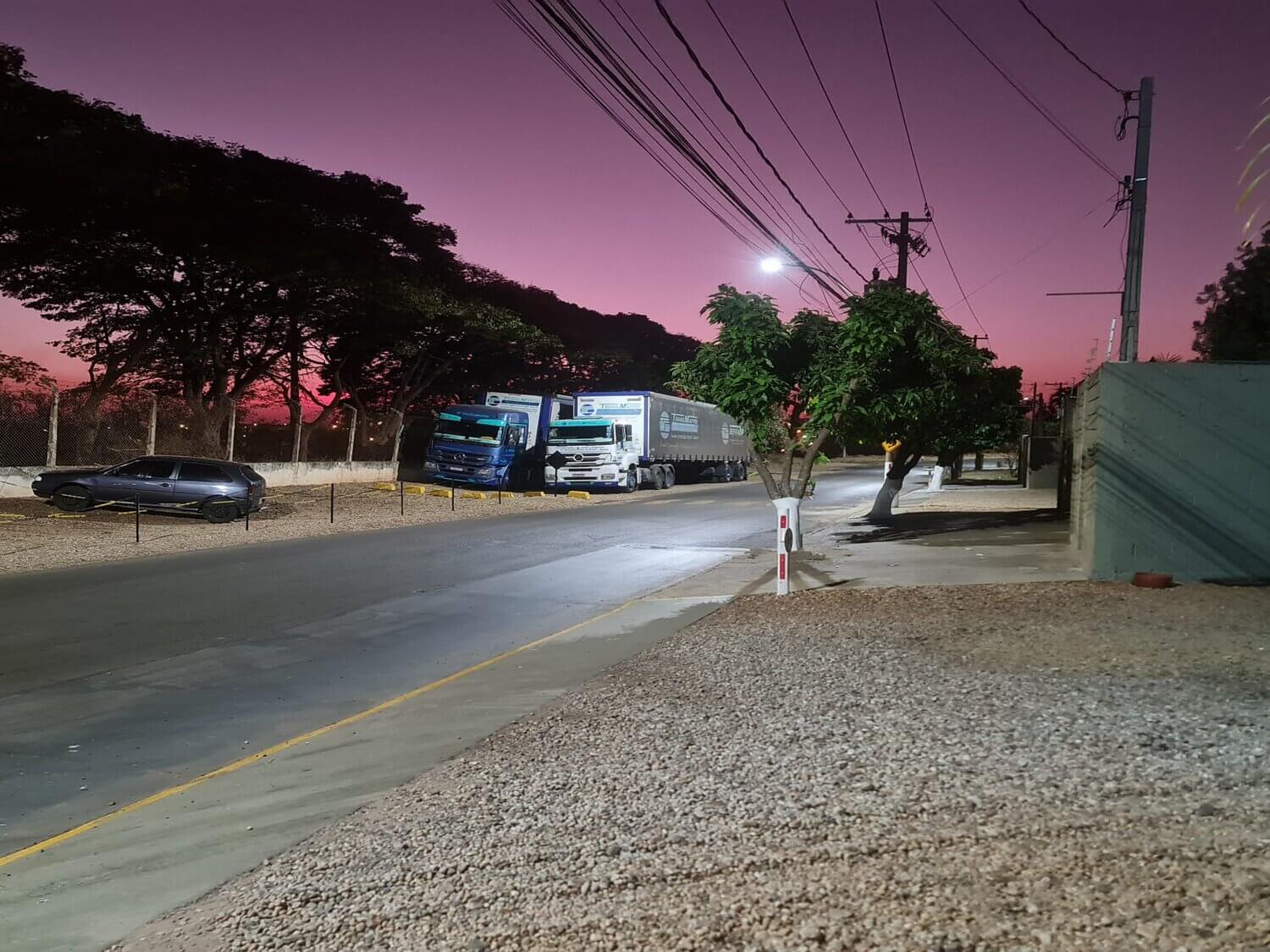 Veículo da frota da Transmaffei Transportes